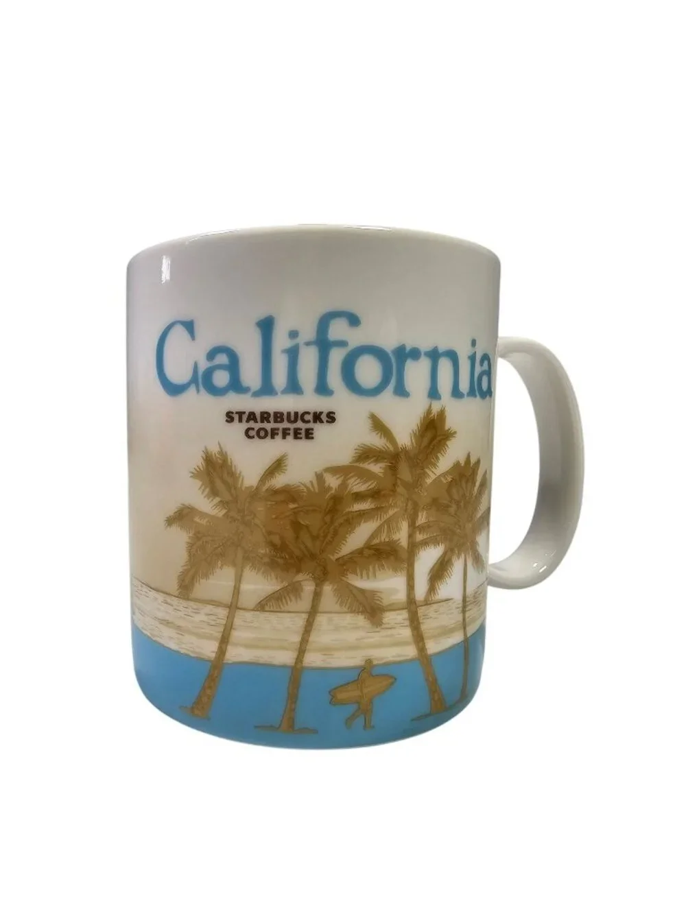 Starbucks California 2009 Collector Series 16oz Ceramic Coffee Mug Tea Cup